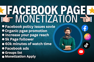 complete facebook page monetization criteria, issues solved