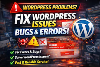 fix wordpress issues, bugs, errors and malware removal