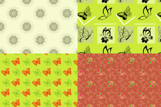 design seamless patterns for textile, fabric digital  prints