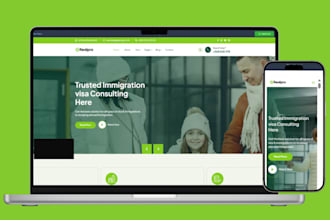 immigration website visa application law firm wordpress website lawyer website