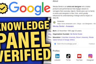 create google knowledge panel for any person, permanent knowledge graph
