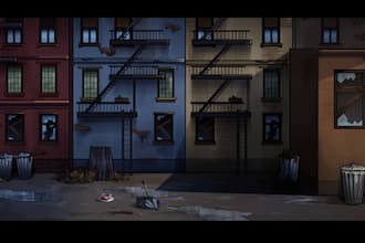 paint highly detailed scene for game art