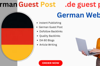 publish on da60 german blog dofollow links on de website