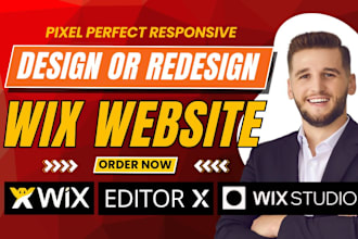 design wix website, wix studio website, redesign wix studio, wix editor x