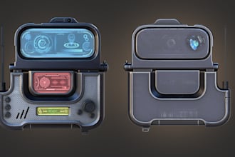 create 3d game assets, weapons and props with textures
