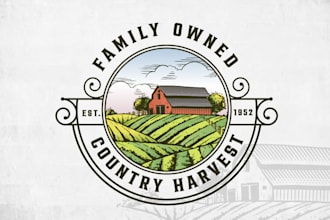 do timeless elegance bespoke hand drawn vintage logo designs