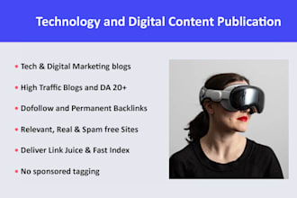 publish your article on technology websites