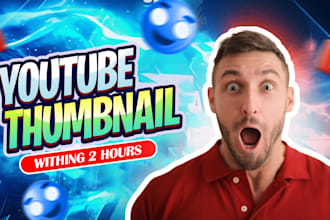 design amazing youtube thumbnail in just 2 hours