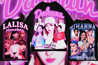 do a crazy vintage old school 90s bootleg rap t shirt 12 hours