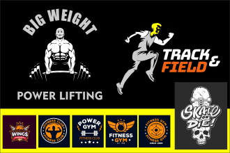 do gym fitness, urban, streetwear clothing brand logo design