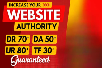 increase domain rating ahrefs dr domain authority moz da tf