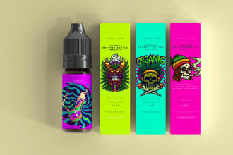 do your cbd, vape, cigarette, cannabis, tincture packaging box, label design