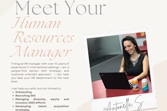 your human resources HR manager