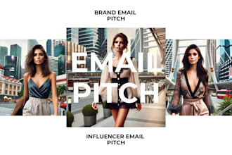 write influencer or brand email pitch templates for landing collaborations