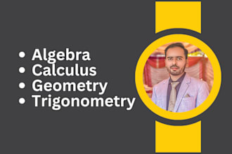 be your online math tutor for algebra calculus geometry and trigonometry