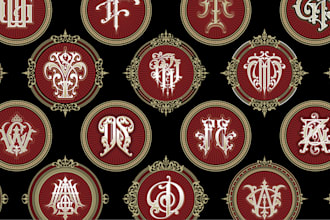 make an awesome monogram for tattoo logo, barber, and etc