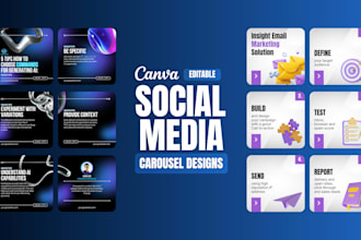 create scroll stopping instagram carousel post designs and ads
