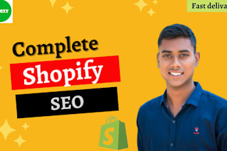 complete shopify SEO for ranking organic traffic and sales