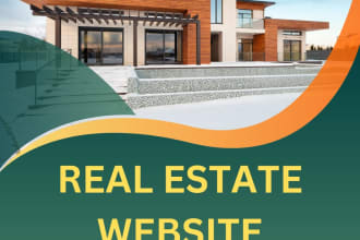 design real estate website,investor website,food website in wordpress