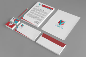 design double side business card and stationery design