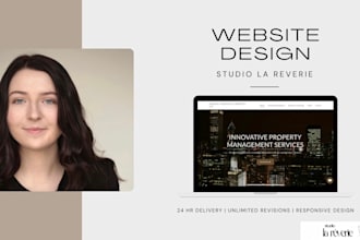design a professional, responsive website for you in 24 HR