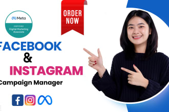 your fb meta ads manager and instagram campaign manager