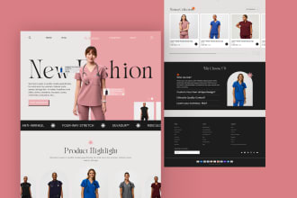 make shopify website and app UI UX design