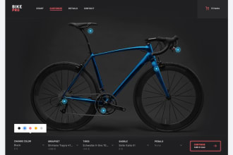 design an eye catchy bicycle shopify store bicycle website cruiser website