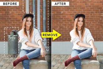 remove object, remove person, remove people from photo