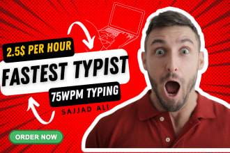 tackle your retyping needs as a fast and efficient typist