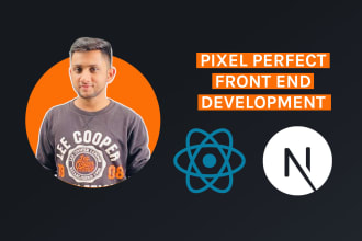 develop react and nextjs apps with pixel perfect design