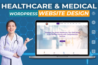 build medical healthcare dental and doctor website in wordpress