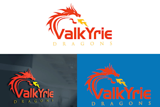 make modern, sporting dragon boat team logo design
