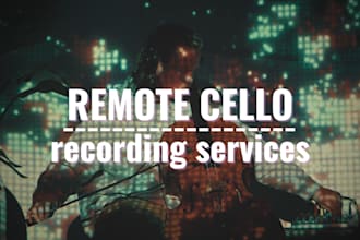 record high quality cello tracks for your project