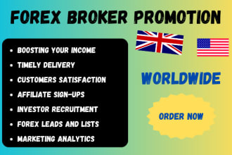 promote forex broker website to get more forex traders sign up