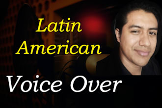 record a neutral spanish voice over
