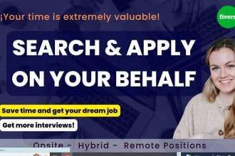 search and apply remote job applications or find online jobs