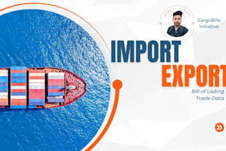 provide bill of lading import export customs trade data