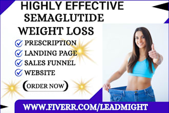 generate semaglutide leads build fda compliant peptide store weight loss website