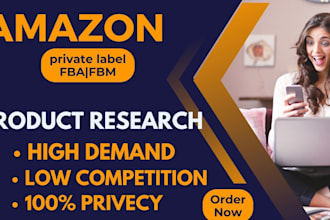 do amazon product research for private label fba fbm for all amazon market
