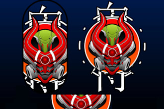do mask logo mascot and illustration for you