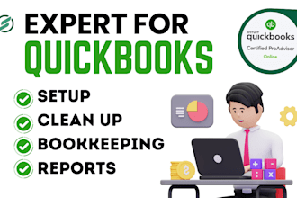 do quickbooks clean up, setup and bookeeping in quickbooks online expert