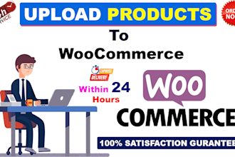 do woocommerce upload product import products and add products
