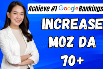 increase domain authority moz da with high quality backlinks