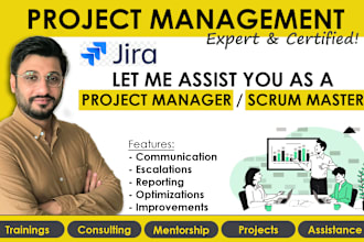 be your scrum master or project manager for seamless project success