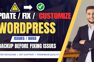 fix wordpress and woocommerce issues, errors, bugs, css, provide wp help