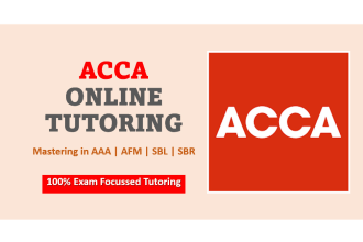 teach you acca aaa, afm, sbr, sbl to excel exams