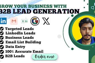 do targeted b2b lead generation and web research