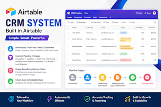 create airtable for data management and workflow automation