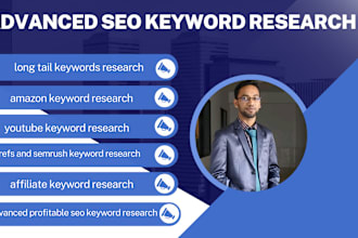 do advanced SEO keyword research and kw ranking competitors analysis
